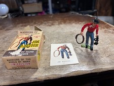 Vintage WARRIORS of the WORLD MARX toy JIM RALSTON w BOX  CARD
