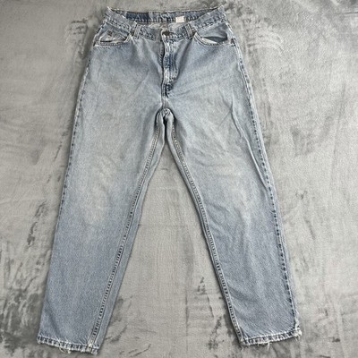 Levi s 921 Slim Fit Tapered Jeans Men s W32 L28 Light Blue Vintage 90s Denim