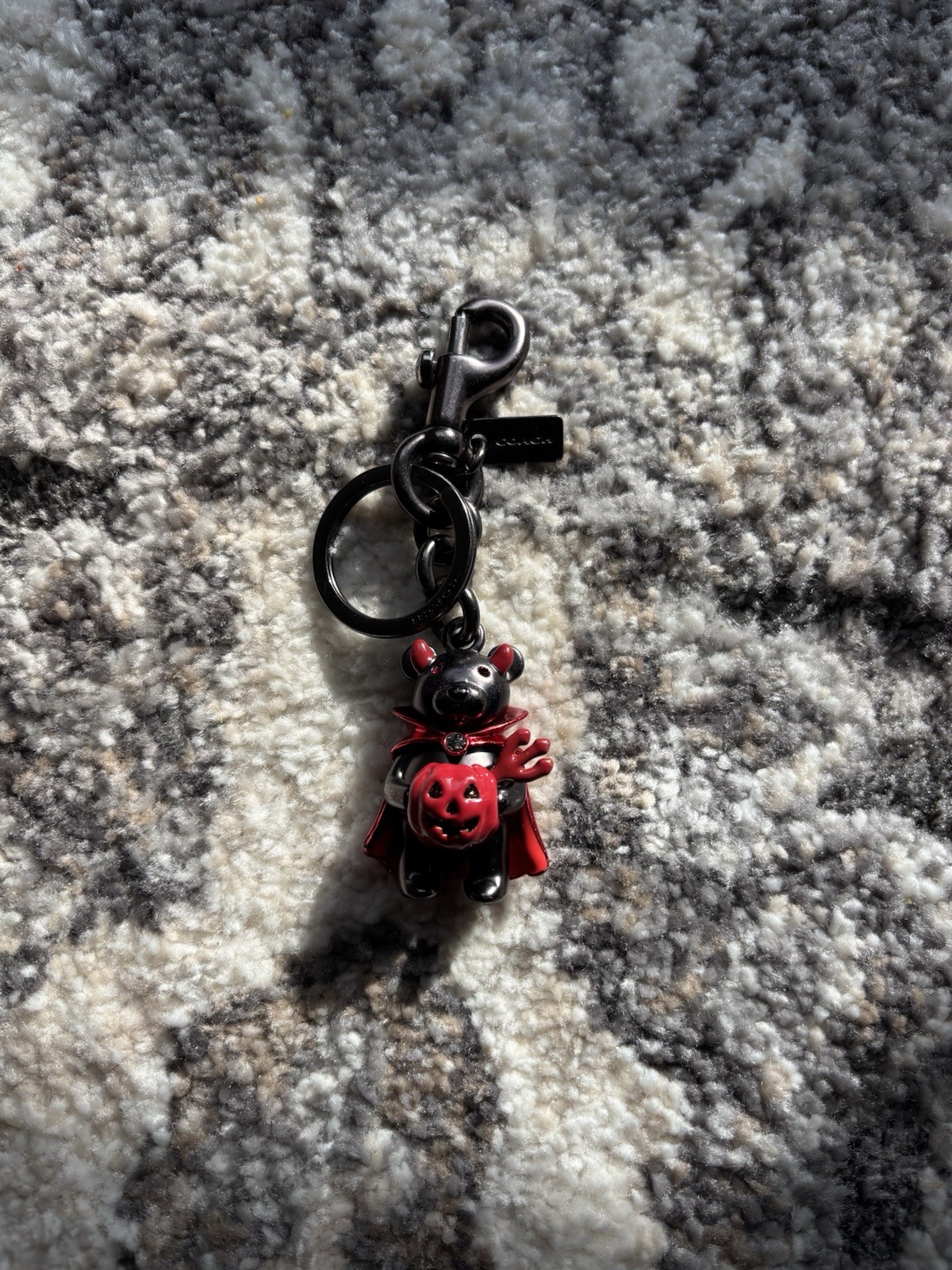 Coach Halloween Devil Bear Bag Charm