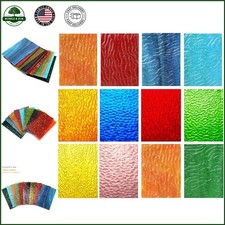 Variety Stained Glass Sheets for Mosaic Tiles, Opaque  Transparent Colors