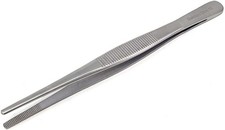 Blunt Serrated Tweezers Made of Stainless Steel Heat Resistant 5 inches