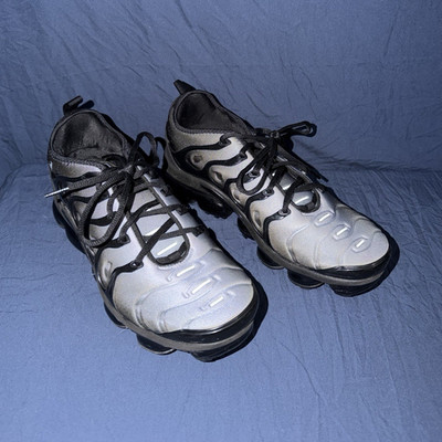 Nike Air VaporMax Plus Men s Low Top Sneakers Black/Aluminum 924453-018 2019