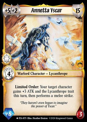 Annetta Yscar - Foil - Into The Accordlands - Warlord