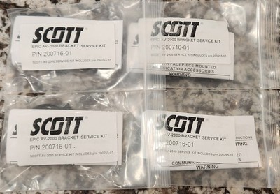 LOT of 4 NEW Scott AV2000 Voice EPIC Amp Mounting BRACKET 200716-01 MULTIPLE LOT