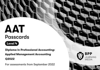 AAT Applied Management Accounting | Passcards | Bpp Learning Media | Taschenbuch