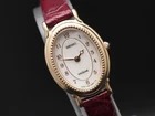 Vintage 1995 N MINT Seiko Exceline 1F20-6A4A ASGP Gold Qz 20mm Wonen Watch JAPAN