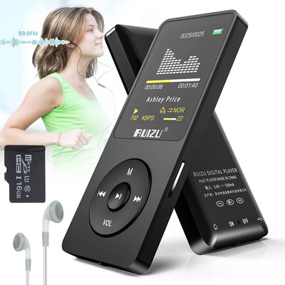 Bluetooth MP3 MP4 Player LCD Display HiFi Bass Musik Spieler FM Radio Audio 16GB