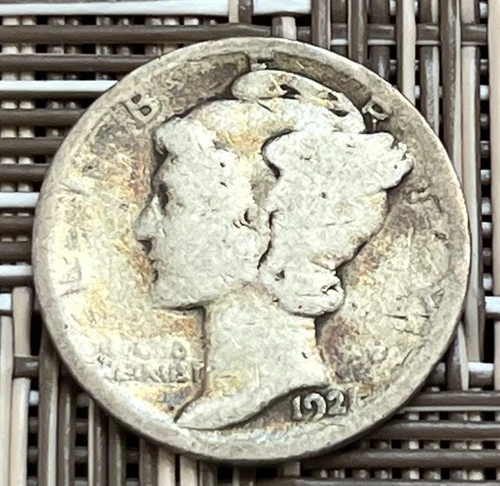 1921-D Mercury dime, semi-key