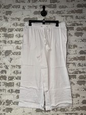 NEW Belle by Kim Gravel Regular Packabelle Gotta Getaway Cropped Pant - White