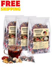 Beleeplanner Ginseng Five Treasures Kidney Detox 75 Teabags Herbal 7 Ingredients