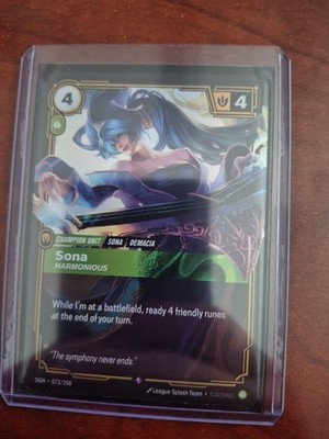 Riftbound TCG - Sona Harmonious - 073/298 - League Of Legends