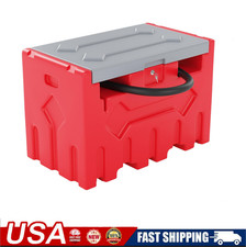 52 Gallon Portable Diesel Fuel Tank Diesel Tank W/ 12V Pump 15ft Hose Nozzle