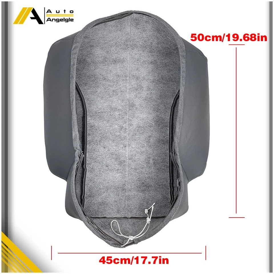 Capa de assento de motorista cinza para International Harvester 4200 4300 4400 2001 2002-2007 - Imagem 2 de 4