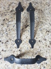 NEW Black Clopay Garage Door Decorative Hardware Handles lift/spades 3 piece 