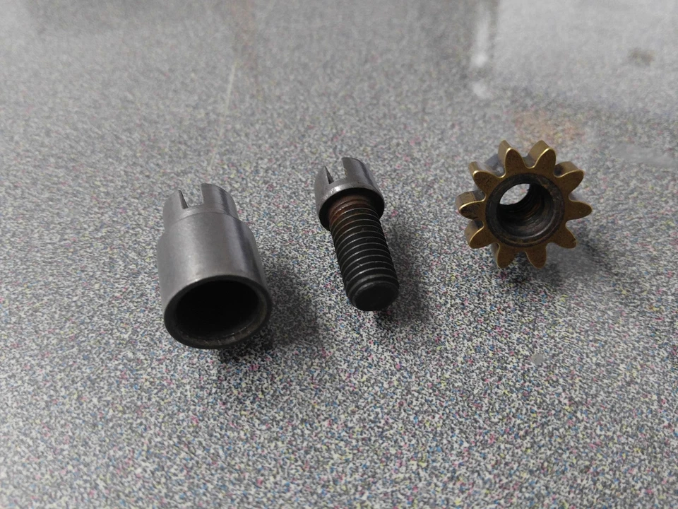 USED ORIGINAL PORSCHE 911 912E 930 928 944 968 PARKING BRAKE STAR WHEEL ADJUSTER - Image 3 of 4