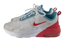 NIKE Air Max Motion 2 White Red Blue Sneakers Womens Size 8.5 CW4285-100