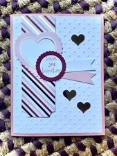 Loads of love Valentine’s Day card kit of 6 made w/ Stampin' Up!