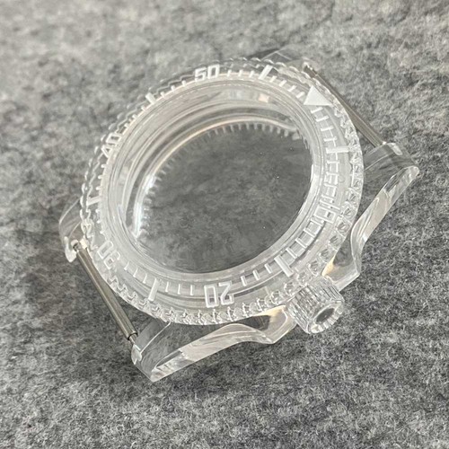 Casse orologi plastica trasparente SUB 40 mm per NH35/NH36 Movement Watch  Case | eBay