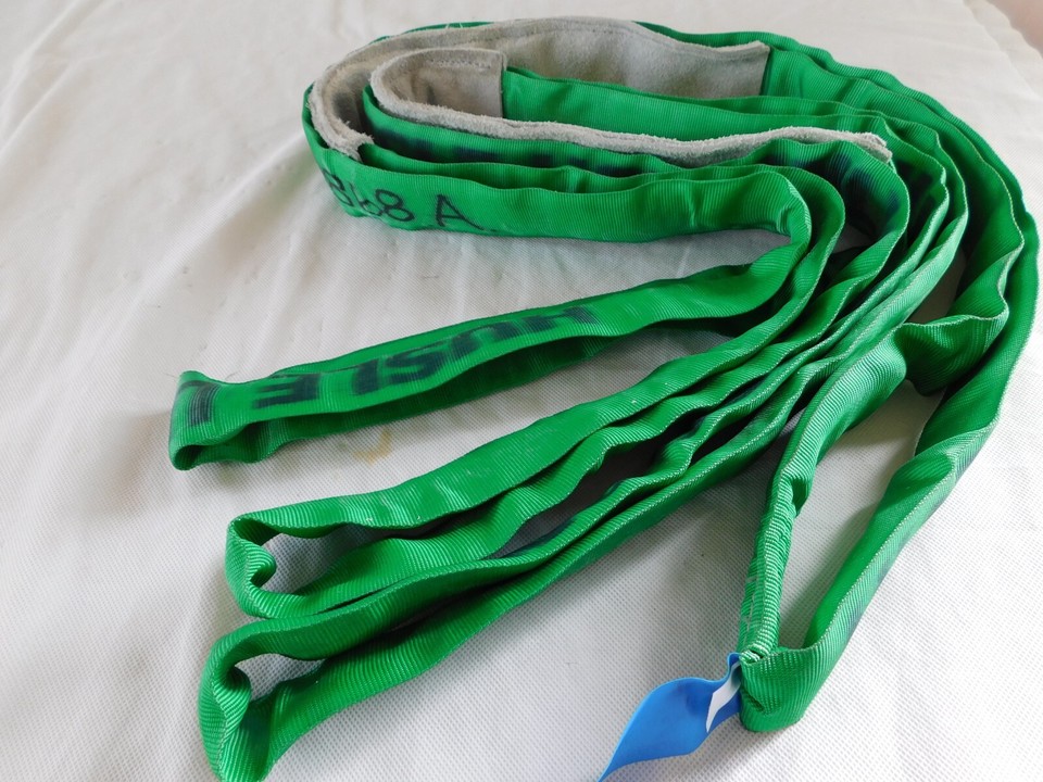 Spanset 3M Round Sling Endless Green Lifting Strap, 1500kg [D5B] | eBay UK