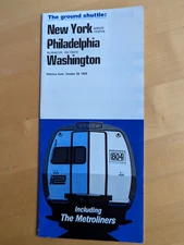 Penn Central Railroad Form #79, New York - Wash, eff. 10/26/69