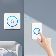  Waterproof Wireless Doorbell Smart Home Outdoor Door Bell 60 Ringtone 5 Volume