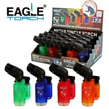 Eagle  Angled  Flame Butane Torch Lighter Refillable Windproof  with 75 ML Fuel