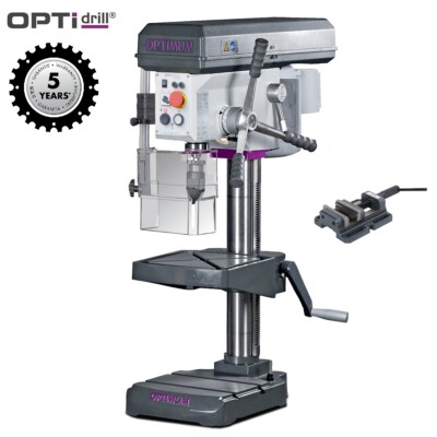 Optimum Tischbohrmaschine Ständerbohrmaschine  B24HSET 400V +Schraubstock BMP100