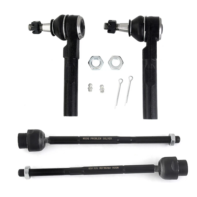 Juego de 4 extremos de barra de amarre exterior interior delantero MOOG para Malibu Pontiac G6 Saturn Aura Foto 2 de 4