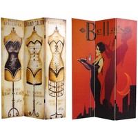 Handmade Canvas Double-sided Mannequin And Singer Room Divider (china) on sale Handmade Canvas Double-sided Mannequin And Singer Room Divider (china) on sale