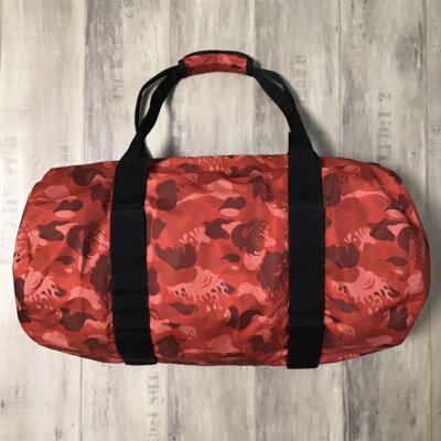 BAPE BIG Boston Bag Fire Camo Red a bathing ape flame NIGO | eBay BAPE BIG Boston Bag Fire Camo Red a bathing ape flame NIGO | eBay