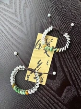 Handcrafted Grade A Jade Peace Buckle Cord Bracelet 翡翠平安扣手工编绳