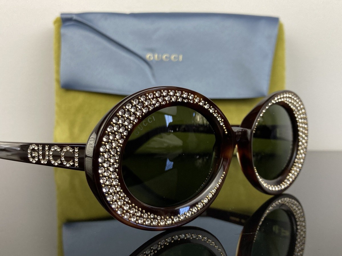 Gucci GG0618S 001 Havana Green / Brown Frames Women