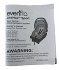 Evenflo Lite Max Sport Car Seat ***MANUAL ONLY Rear Facing 2020