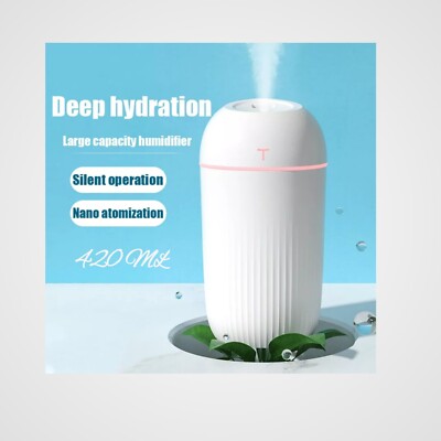 Portable 420ml humidifier home mist Maker sprayer air cooler free shipping