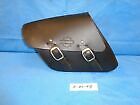 Harley Swing Arm Bag Dyna Softail Sportster Black Leather works Used