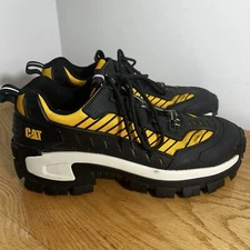 Caterpillar Invader Mecha Composite Work Shoes Steel Toe Black/Yellow Men’s 11 M