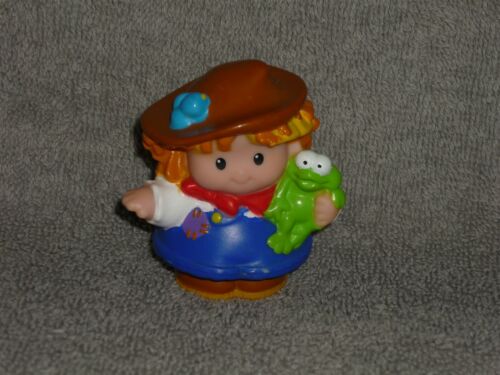 Fisher Price Little People Farm Scarecrow Halloween Fall Boy Eddie Farmer Rare - Picture 1 of 3