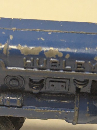 Vintage Hubley JR Kiddie Toys Tractor Farm Toy blue U.S.A. Die Cast - Picture 6 of 13