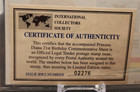 Set Of 5 Sheets of Princess Diana Stamps All With Certificate Of Authenticity — photo 3
