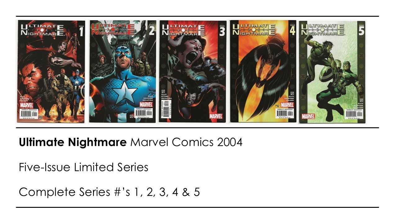 Ultimate Nightmare (Marvel 2004) Complete 5-Issue Limited Series