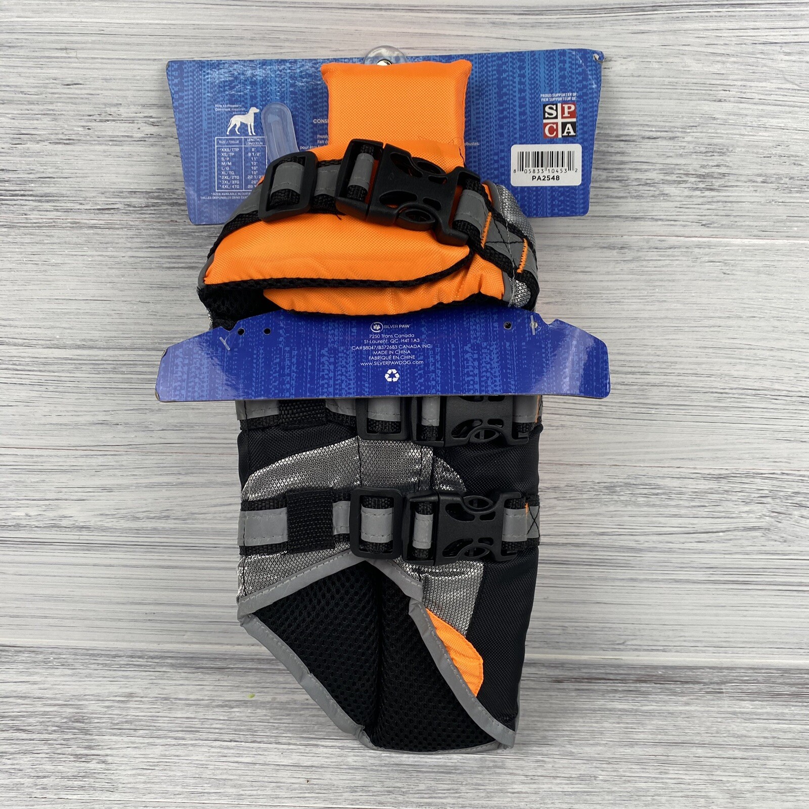 PMP SILVER PAW SMALL DOGS LIFE JACKET XS W/ Handle & Clip Life Vest eBay