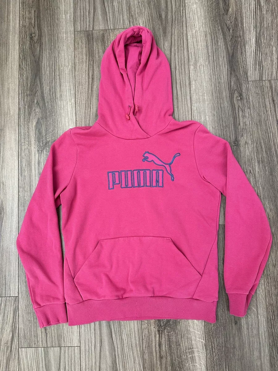Pink puma on sale sweatshirt