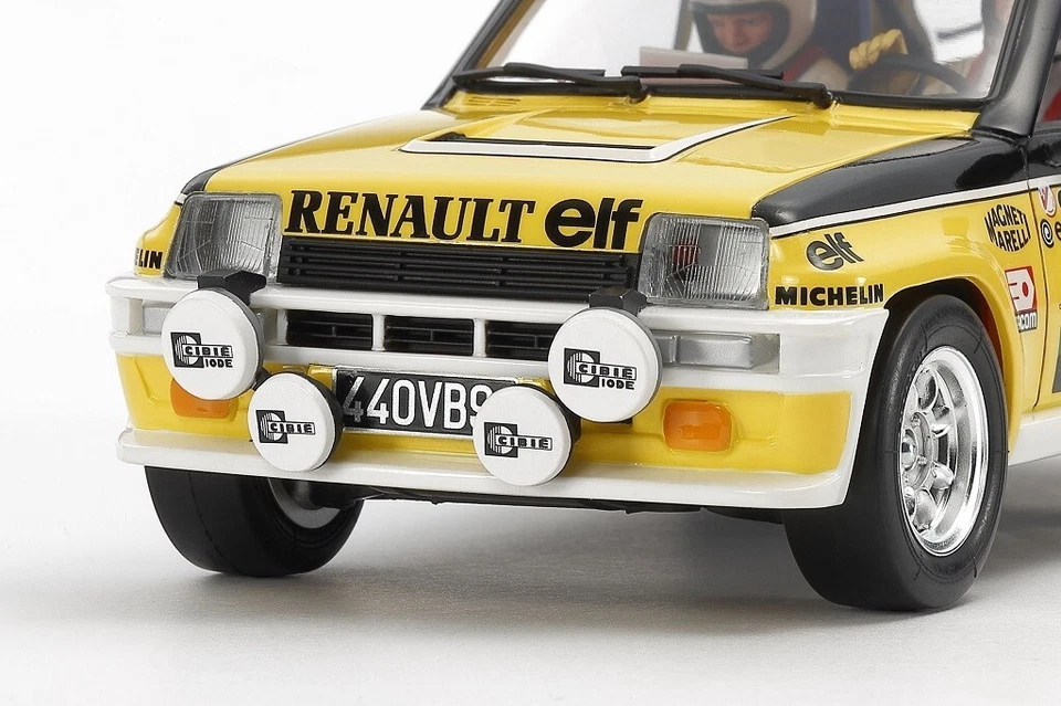 Renault 5 Turbo Rally kit Tamiya 24027 modellino auto da corsa 1-24 - Immagine 3 di 4
