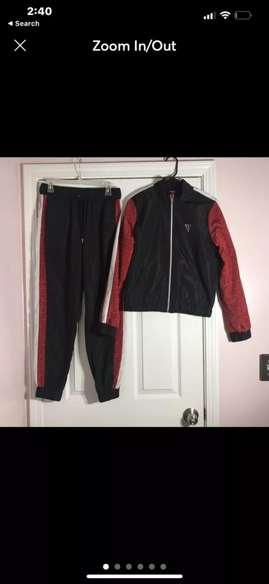 Mens top guess tracksuit