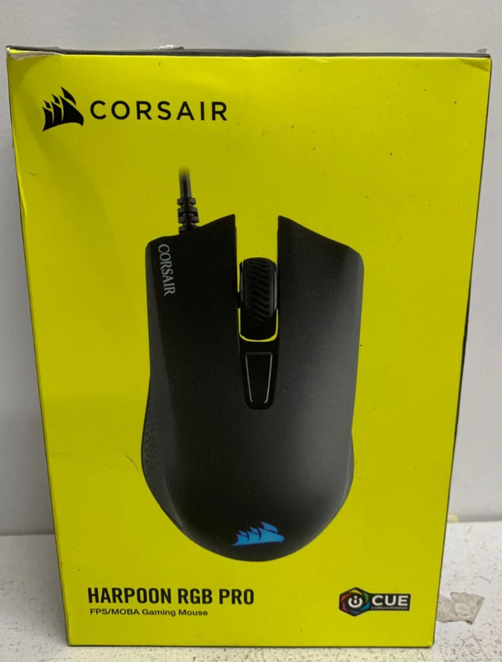 CORSAIR HARPOON PRO RGB Wired Lightweight FPS/MOBA Gaming Mouse, 12K DPI - Black - Image 2 of 4