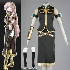 Hot Anime Role Megurine Luka Cosplay Dress Uniform Comico Party Costume Carnival