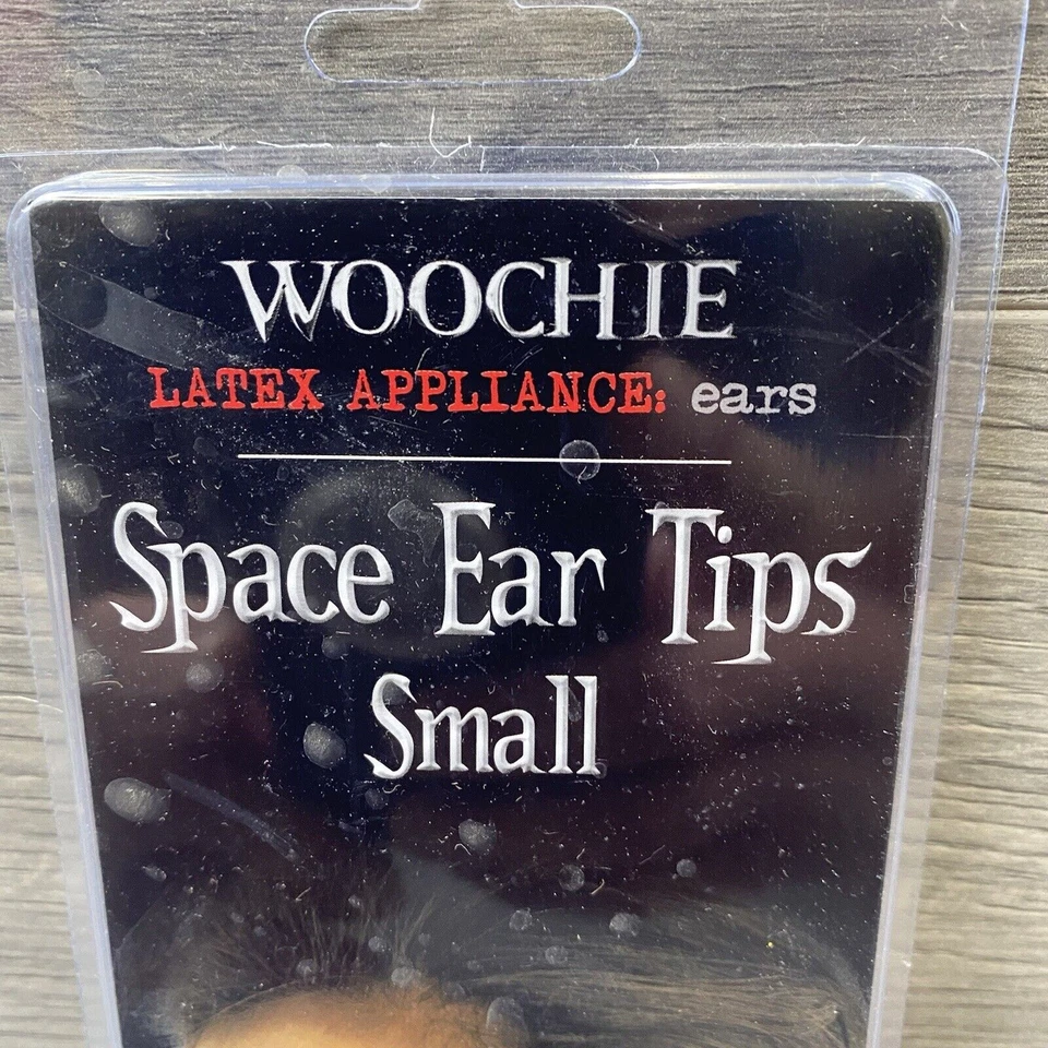 Woochie Space Orejas Puntas Látex Aparato Prótesis Disfraz Maquillaje Terror Foto 2 de 4