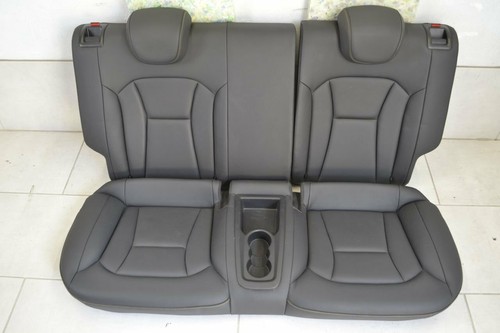 Original Audi S1 Sportback Sitzausstattung Rücksitzbank Leder schwarz  gelbe Na