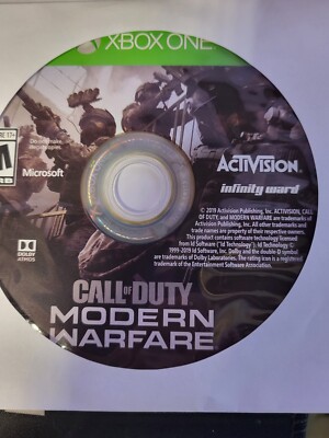 LOT OF 2: Call of Duty: Modern Warfare [GAME ONLY] NOTHING ELSE INCLUDED
