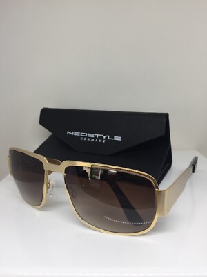 AUTHENTIC NEOSTYLE NAUTIC ELVIS PRESLEY SUNGLASS GOLD w/ BROWN GRADIENT  58mm